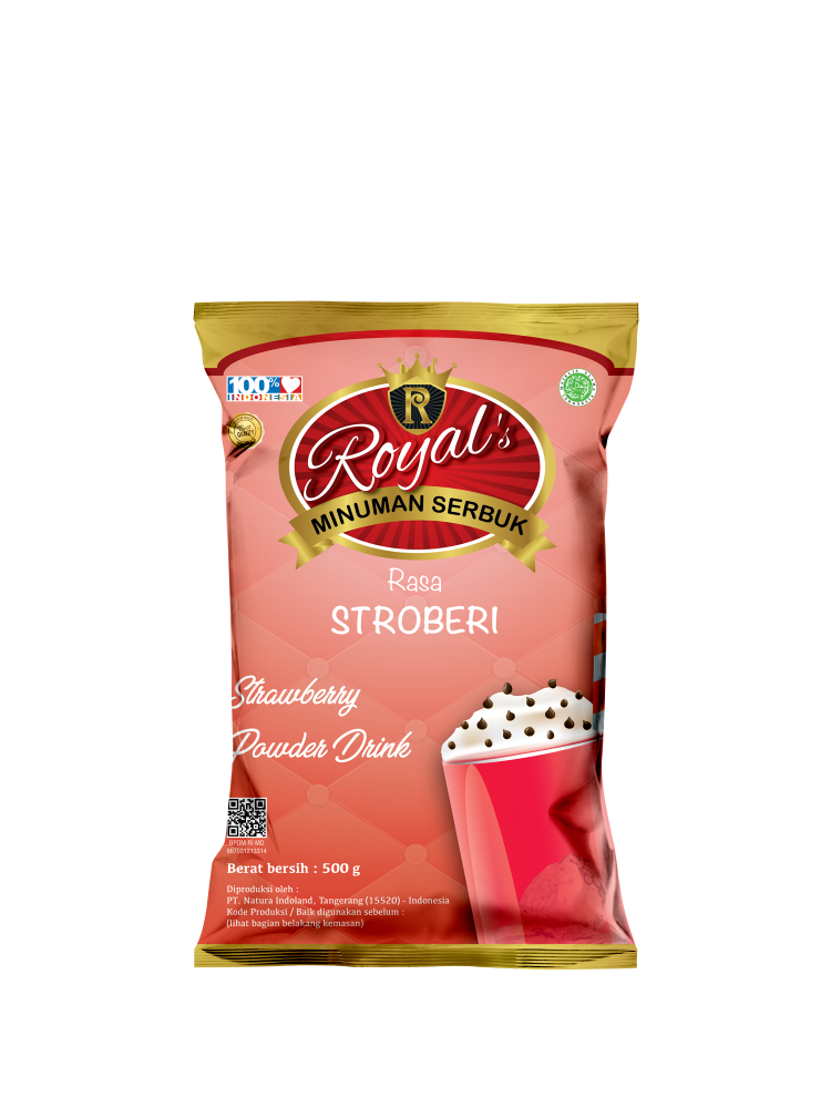 Royal's_3DPack 500g_Stroberi